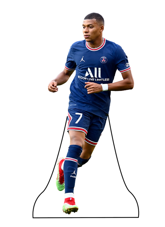 6ft Kylian Mbappé Cardboard Cutout